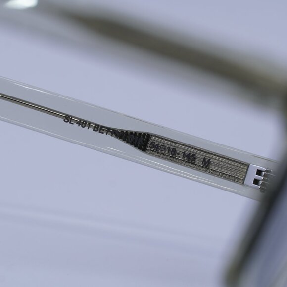 Saint Laurent SL461 BETTY 015 Sunglasses Green Rectangle Frame, Green Lenses - Picture 6 of 13